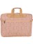 Monogram Pembe/camel Unisex Laptop & Evrak Çantası Brıefcase-Mn 3