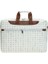 Monogram Beyaz/taba Unisex Laptop & Evrak Çantası Brıefcase-Mn 3