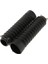 2x Motosiklet Ön Çatal Yumuşak Lastik Çizmeler Toz Kapağı 210X45X30MM - Siyah (Yurt Dışından) 1