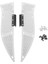 Yamaha NVX155 AEROX155 Eloksallı Gümüş Için Evrensel Cnc Genişletilmiş Footpegs (Yurt Dışından) 1