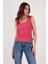 Slim Fit Kalın Askılı Dantelli Kare Yaka Bürümcük Atlet Bayan Atlet 5864979 4