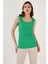 Slim Fit Kalın Askılı Dantelli Kare Yaka Bürümcük Atlet Bayan Atlet 5864979 3
