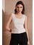 Slim Fit Kalın Askılı Dantelli Kare Yaka Bürümcük Atlet Bayan Atlet 5864979 1