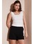 Slim Fit Kalın Askılı Dantelli Kare Yaka Bürümcük Atlet Bayan Atlet 5864979 1