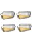 Frigo Kapaklı Kahvaltılık - Tereyağlık Peynirlik Bölmesizü 4 Lü Set 072OA 1