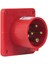 T28112 4 x 16A. IP44 Makine Fişi Düz 1