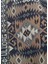 Kadın Siyah Etnik Desenli Kilim Şal 2