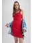 Coool Bodycon Basic Fitilli Kaşkorse Mini Askılı Elbise A0732AX23SM 1
