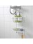Duş Sepeti 2li Meridyendukkan Çinko Kaplama 24X53 cm Çelik, Galvanizli, Banyo Duvar Rafı Duş 2