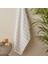 Young Denim Blue Striped Banyo Havlusu 85x150 cm Beyaz 1