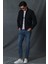 Marc Smart Jean Erkek Pantolon Slim Fit Mavi 4