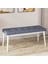 Pir Serisi, 80X130 Sabit Beyaz Mutfak Masası Takımı ve 4 Sandalye 1 Bench 3