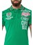 CT738 Yeşil Desenli Polo Yaka Tişört 3
