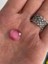 Faset Kesim Kedi Gözü Taş 14MM Pembe 1 Adet 1