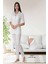 Gri Önden Düğmeli Pijama Takımı 1