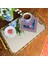 Dekoratif Flower Festival Uyumlu Mavi Kokteyl Peçete ( 2 Adet ) 2