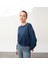Baldur Crop Sweatshirt Lacivert 2