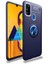 Samsung Galaxy M21 Kılıf Ravel Yüzüklü Standlı Silikon Kapak-Ankacep 1