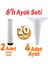 Aspen 6'lı Set Mobilya Tv Ünitesi Çekyat Koltuk Kanepe Baza Destek Ayağı Ayakları 20 Cm Ayak Beyaz 1