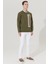 ALTINYILDIZ CLASSICS Erkek Haki Standart Fit Normal Kesim Bisiklet Yaka Sweatshirt 2