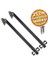 Kalkar Kapak Makası Dolap Çekmece Metal 25 cm Sessiz Açma Kapama Amortisör Piston (1 Çift) 1