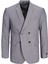 Yazlık Slim Fit Açık Gri-Melanj Erkek Ceket 12215745 1