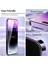 Case 4U Apple iPhone 14 Pro Max Temperli Ekran Koruyucu Kırılmaz Cam Ekonomik 3'lü Paket Şeffaf 2