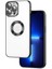 Apple iPhone 13 Pro Max Kılıf Kamera Korumalı Logo Gösteren Omega Kapak 1