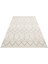 Motto Mot 03 White Beige Yumuşak Tuşeli Örgü Dokuma Modern Makine Halısı 1