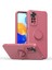 Xiaomi Redmi Note 11 Pro 5g/4g Için Ince Silikon Yüzük Stand Telefon Kılıfı - Koyu Kırmızı (Yurt Dışından) 1