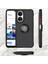 Honor X7 Için Yüzük Stand Mat Sert Silikon Telefon Kılıfı - Sarı (Yurt Dışından) 5