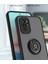 Xiaomi Redmi Note 10 Pro / Note 10PRO Max Için Yüzük Stand Mat Sert Silikon Telefon Kılıfı - Koyu Yeşil (Yurt Dışından) 2