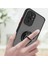 Xiaomi Redmi Note 10 Pro / Note 10PRO Max Için Yüzük Stand Mat Sert Silikon Telefon Kılıfı - Koyu Yeşil (Yurt Dışından) 5