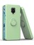 Xiaomi Redmi Note 9s/9 Pro/9 Pro Max Için Ince Silikon Yüzük Stand Telefon Kılıfı - Turkuaz (Yurt Dışından) 1