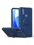 Motorola Moto E20 / E30 / E40 Için Ince Silikon Yüzük Stand Telefon Kılıfı - Mavi (Yurt Dışından) 1