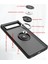 Google Pixel 6 Için Yüzük Stand Mat Sert Silikon Telefon Kılıfı - Kırmızı (Yurt Dışından) 3