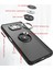 Xiaomi Poco X3 Için Yüzük Stand Mat Sert Silikon Telefon Kılıfı - Siyah (Yurt Dışından) 3