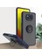 Xiaomi Poco X3 Için Yüzük Stand Mat Sert Silikon Telefon Kılıfı - Mavi (Yurt Dışından) 1