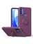 Motorola Moto E20 / E30 / E40 Için Ince Silikon Yüzük Stand Telefon Kılıfı - Mor (Yurt Dışından) 1