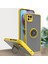 Motorola Moto G50 5g Için Yüzük Stand Mat Sert Silikon Telefon Kılıfı - Sarı (Yurt Dışından) 1