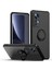 Xiaomi 12 Pro Için Ince Silikon Yüzük Stand Telefon Kılıfı - Siyah (Yurt Dışından) 1