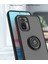 Xiaomi Redmi Note 10 4g / Note 10S Için Yüzük Stand Mat Sert Silikon Telefon Kılıfı - Kırmızı (Yurt Dışından) 2