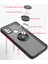 Motorola Moto G10 / G20 / G30 Için Yüzük Stand Mat Sert Silikon Telefon Kılıfı - Yeşil (Yurt Dışından) 3