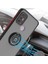Motorola Moto G10 / G20 / G30 Için Yüzük Stand Mat Sert Silikon Telefon Kılıfı - Yeşil (Yurt Dışından) 4