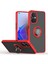 Oneplus Nord N20 5g Için Yüzük Stand Mat Sert Silikon Telefon Kılıfı - Kırmızı (Yurt Dışından) 1