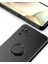 Samsung Galaxy A12 Için Ince Silikon Yüzük Stand Telefon Kılıfı - Kırmızı (Yurt Dışından) 2