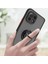 Xiaomi Mi 11 Lite Için Yüzük Stand Mat Sert Silikon Telefon Kılıfı - Kırmızı (Yurt Dışından) 5