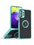 Samsung Galaxy A32 5g Için Yüzük Stand Mat Sert Silikon Telefon Kılıfı - Açık Mavi (Yurt Dışından) 1