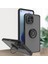 Xiaomi Mi 11 Lite Için Yüzük Stand Mat Sert Silikon Telefon Kılıfı - Siyah (Yurt Dışından) 1