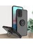 Xiaomi Redmi Note 10 Pro / Note 10PRO Max Için Yüzük Stand Mat Sert Silikon Telefon Kılıfı - Siyah/kırmızı (Yurt Dışından) 1
